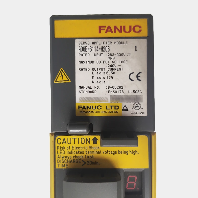 A06B-6114-H206 FANUC SERVO AMPLIFIER تم اختباره بشكل جيد A06B6114H206 #2