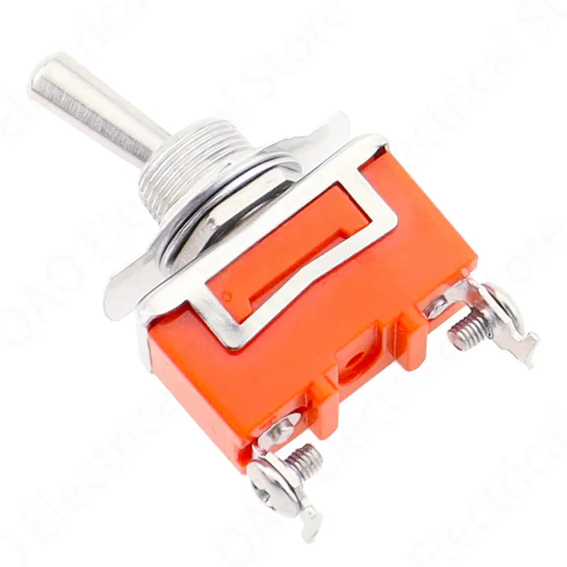 1pc New High Quality 15A 250V SPST 2 4 6 Terminal ON OFF Toggle Switch Self-locking Waterproof cap