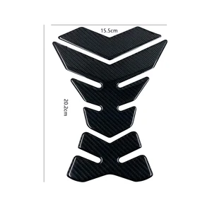 3D Carbon Fiber Motocicleta Tanque de Combustível Tampa Pad, Protector Decalque Adesivos, Aprilia GPR150, RSV4, Tuono, V4, 1100, MANA850 12 principais vendas aprilia rsv decalque - №5