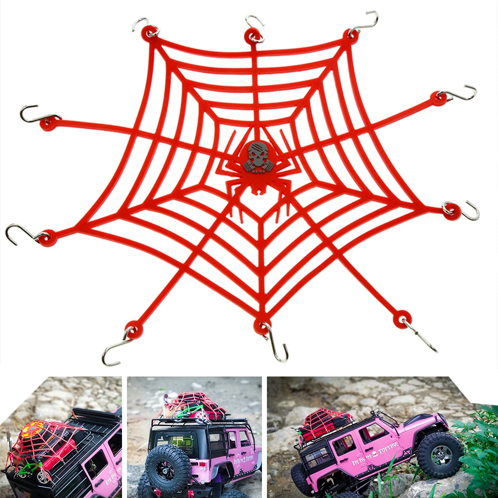 

RC Car Luggage Roof Rack Elasticity Net For 1/10 Scale RC Rock Crawler Accessory D90 D110 TRX-4 Trx4 Rc Car