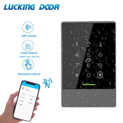 K2 IP65 Waterproof Bluetooth TTLOCK App Remote Door Access Control System Kit Touch Password Keyboard 13.56MHZ Access Control