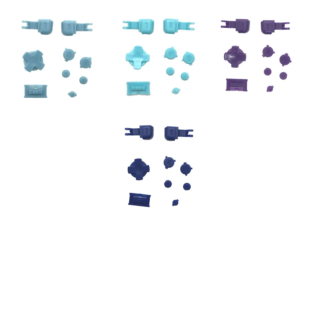 ใหม่เกมคอนโซลชุดสำหรับ GBA SP R L B ปุ่ม D-Pad ชุดสำหรับ Gameboy Advance SP GBASP ปุ่มเปิดปิดปุ่ม