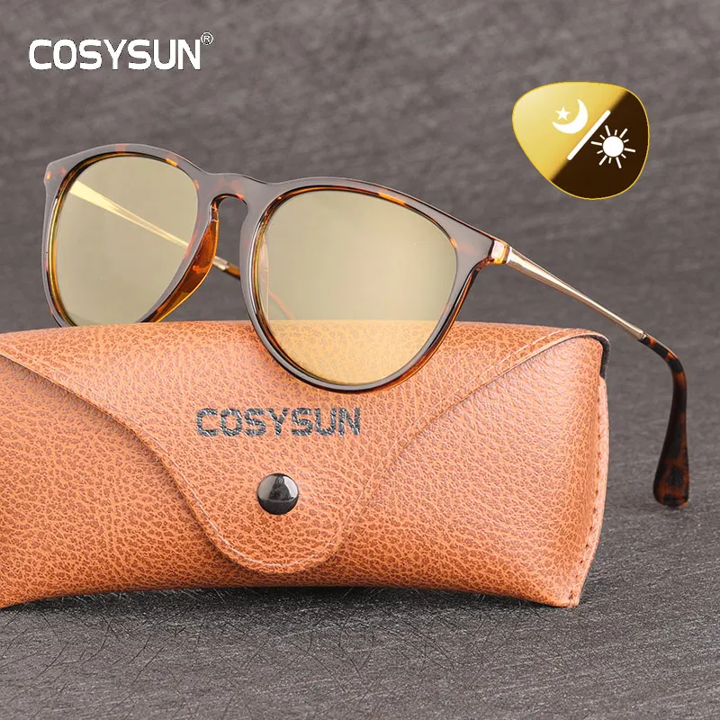 2024 Luxury  Women Photochromic Sunglasses Female Day Night vision Polarized Women Glasses female Shade Smart Oculos de sol