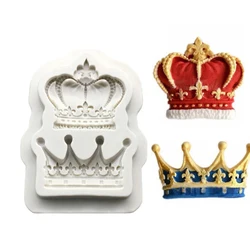Two Crown Shape 100% Platinum Silicone Sugarcraft Mould, Fondant Cake Decorating Tools Bakeware