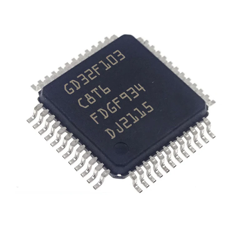 10 pçs/lote 32f103c8t6 gd32f103c8t6 QFP-48