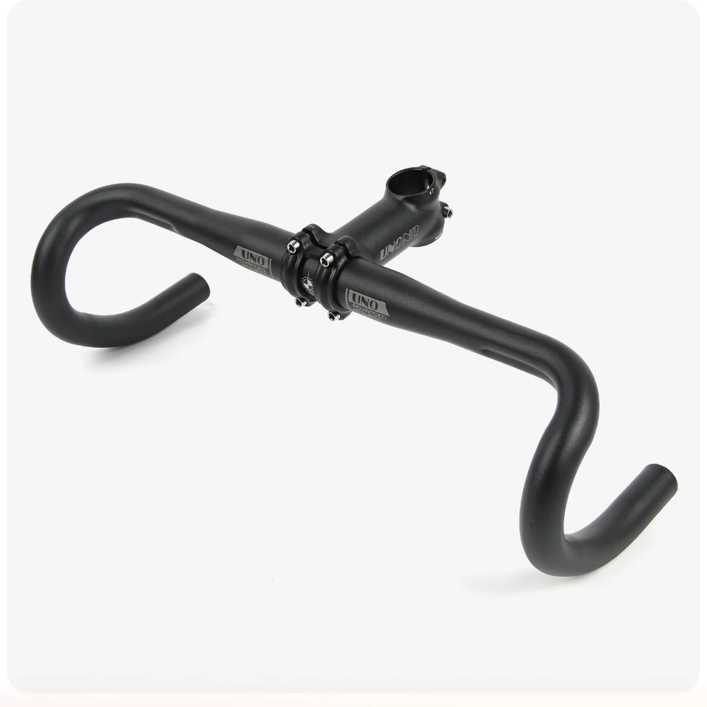 UNO Bike Handlebar Bar Road Bicycle Handle Racing Bicycle Bent Handlebar 31.8mm 380/400/420/440mm Ultralight Bicycle Part