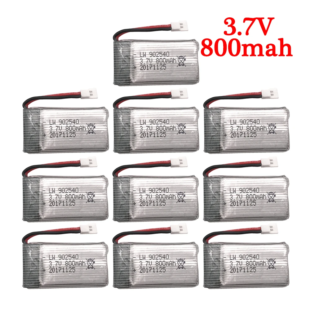 RC بطارية توصيل خارجي 3.7V 800mAh 25C يبو بطارية ل Syma X5 X5C X5SC X5SW TK M68 MJX X705C SG600 أجهزة الاستقبال عن بعد هليكوبتر أجزاء