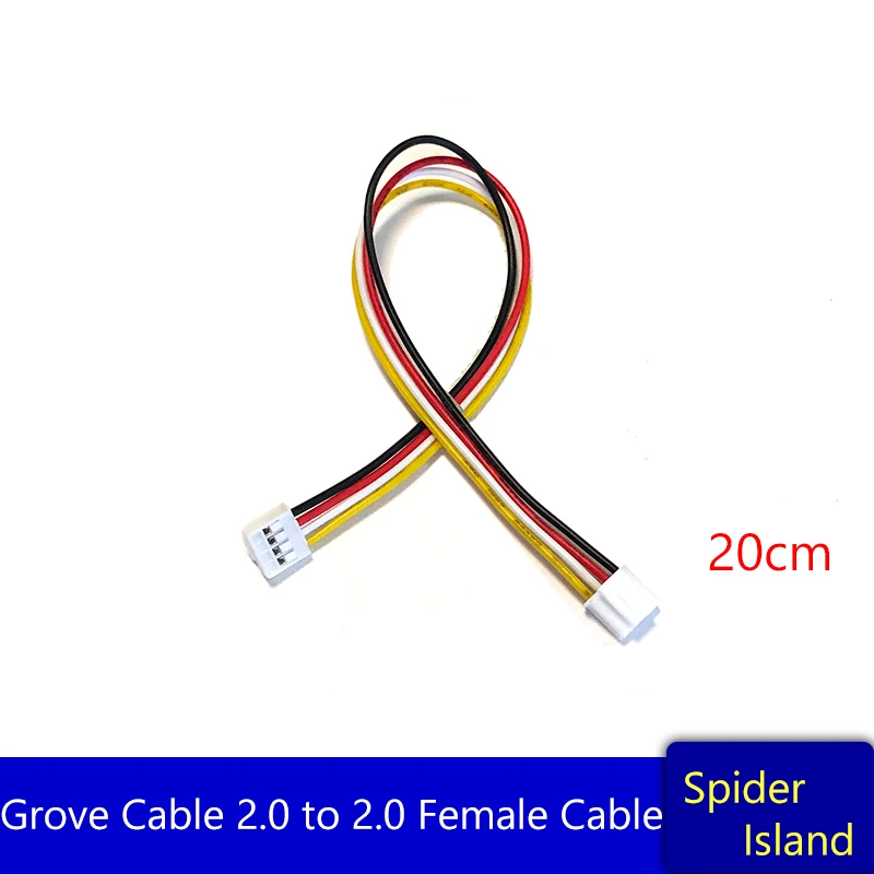 

20pccs/lot Grove Cable 4pin 4P Female to Female 20CM cable Buckled Cable 20CM Crowtail Compatible Cable Sensor Cable