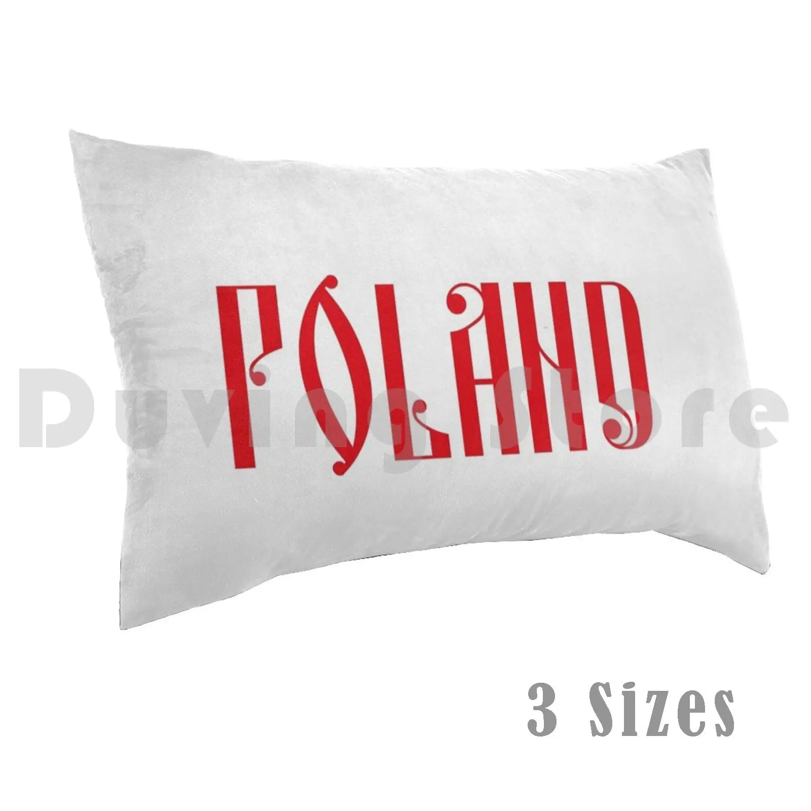 Funda de almohada Polonia impresa 50x75 equipo polaco equipo de fútbol polaco Bigos Pierogi Vodka Europa