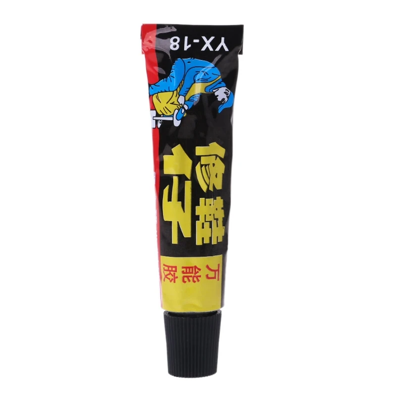 Colla per riparazione Super adesiva da 18ml per scarpe in pelle di gomma tubo di tela forte legame