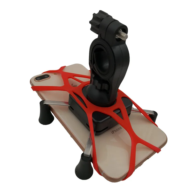 แฟชั่นยึดยางสำหรับโทรศัพท์มือถือ Mount Cradle สำหรับจักรยานจักรยานรถจักรยานยนต์ Strong Fix เข็มขัด FIRM ผู้ถือ