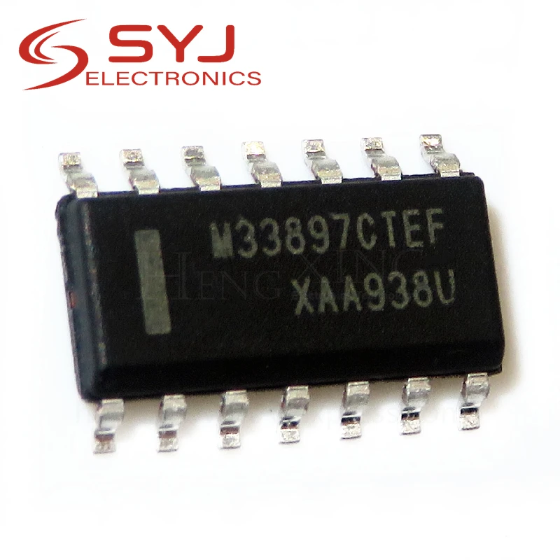 1pcs/lot MCZ33897EF MCZ33897 MC33897EF SOP-14 Single Wire CAN Transceiver IC In Stock