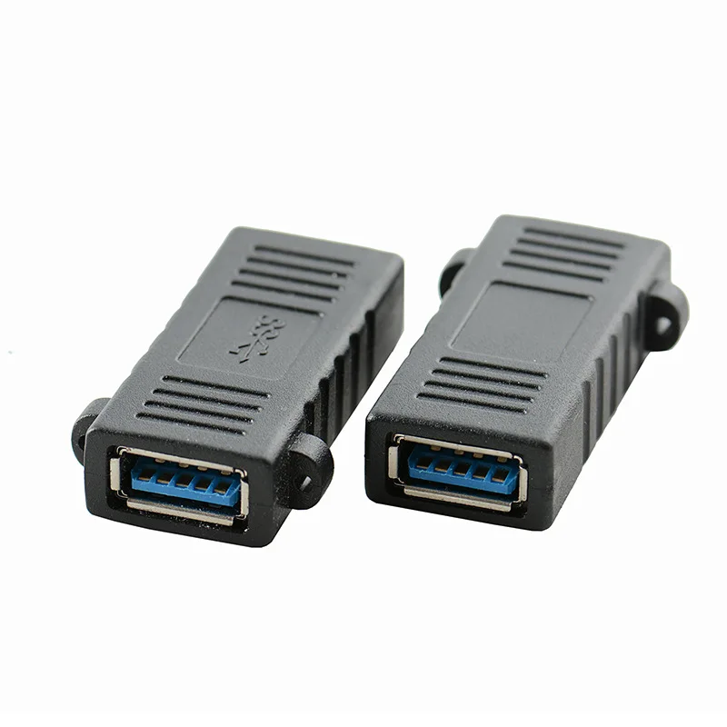 

1pcs Standard USB 3.0 Female To Female Socket Panel Mount Adapter Connector For Computer