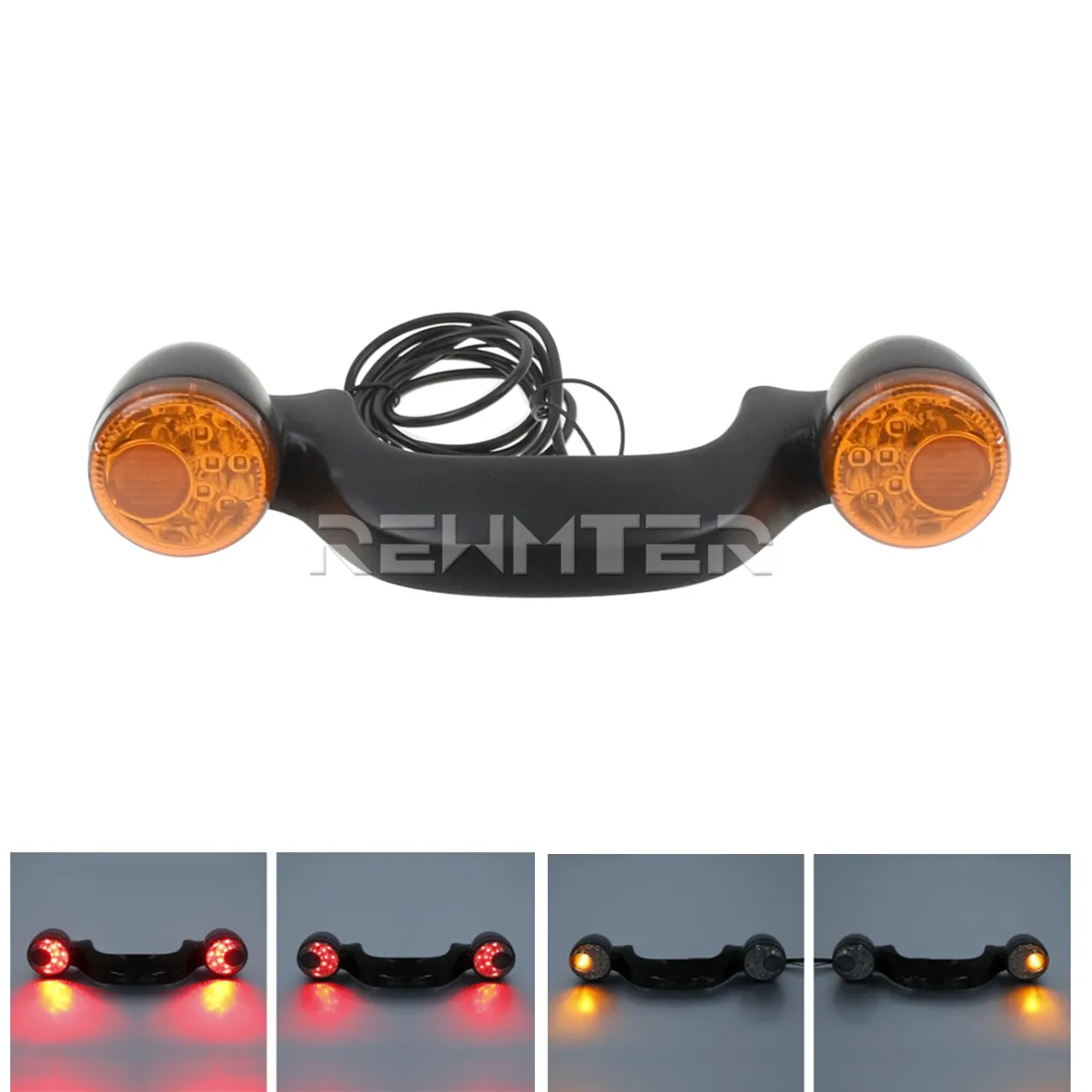 Motorcycle Rear Turn Signal Brake Light Bar Lamp For Harley Touring Road Street Glide Road King Special FLHX FLTRX FLTRXS 10-23