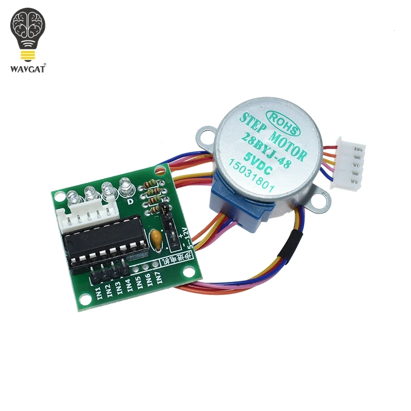 1set Smart Electronics 28BYJ-48 5V 4 Phase DC Gear Stepper Motor + ULN2003 Driver Board for arduino DIY Kit image 3