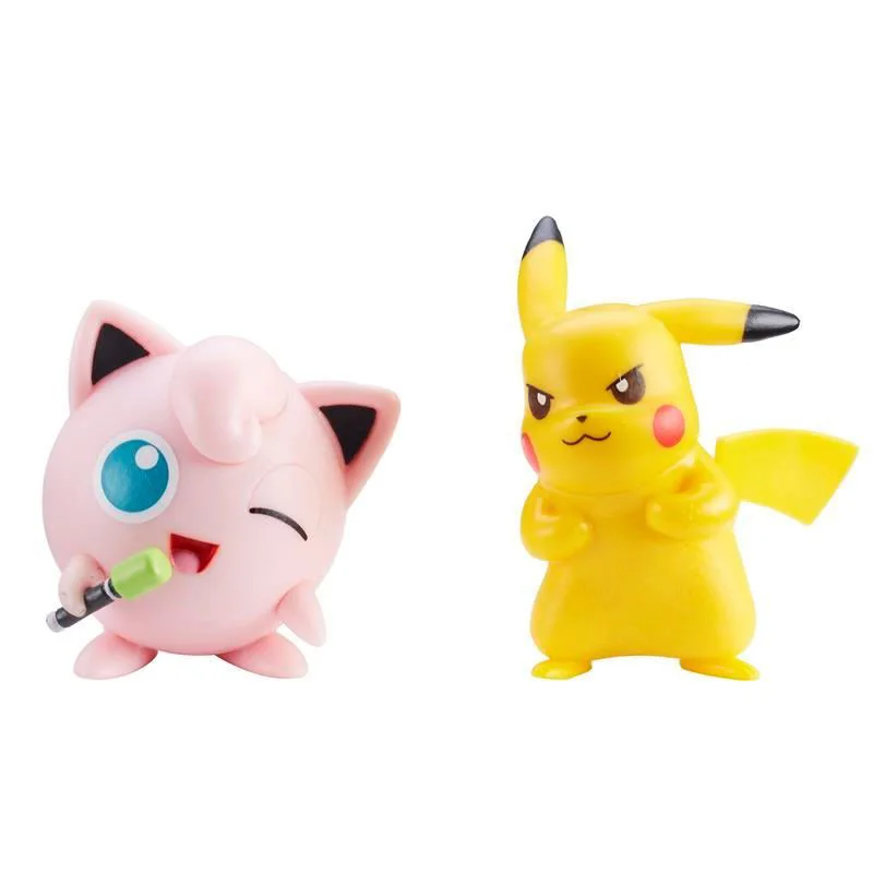 Pokemons Anime Figures Gengar Togepi Stufful Pikachu Squirtle Charmander Bulbasaur Furret Greninja Pokemon Action Figures Toys