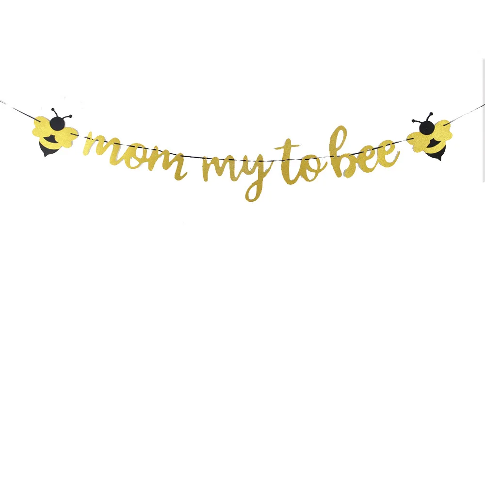 What Will It Bee Gender Reveal Party Supplies Decorations Honey Bumble He or She Baby Shower Banner Bee Cake Toppers