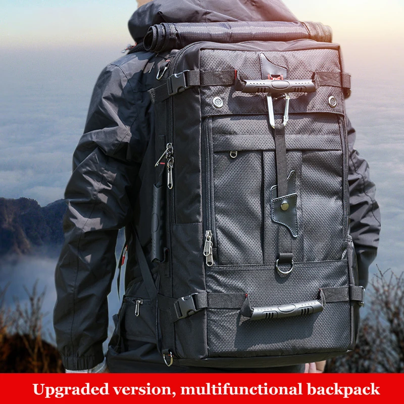 Men Hiking Backpacks 40L/50L/60L Business Travel Backpack Women Outdoors Laptop Backpack Multifunctional Luggage Bag