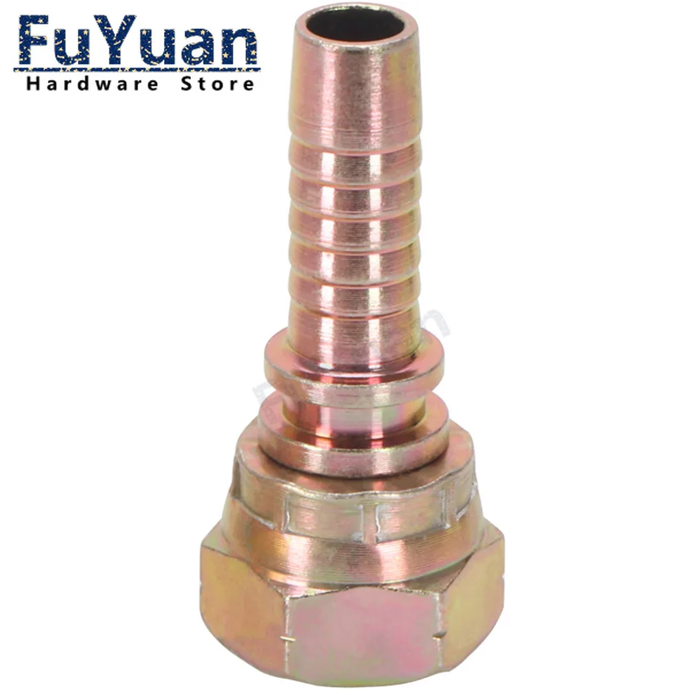 1 sztuk wąż prosty wąż wysokociśnieniowy złącze hydrauliczne BSP 1/4 3/8 1/2 do rury 6mm-19mm trójnik z króćcem złącze Adapter — zdjęcie 3
