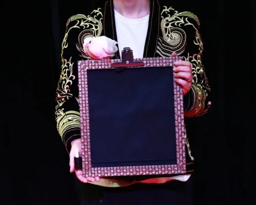 Object from Blackboard Stage Magic Tricks Illusions Gimmick Drawing Board Dove Vanishing From Board Party Magic Show Comedy Joke