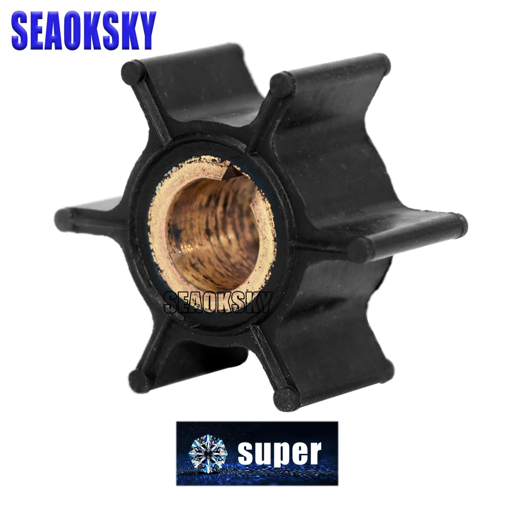 Water Pump Impeller 387361/763735 for Johnson Evinrude OMC BRP 2HP 4HP 6HP Boat Engine 18-3090 387361 / 763735