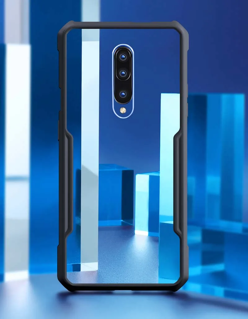 For Oneplus 7T чехол Xundd Shockproof Transparent PC TPU Bumper Back Cover