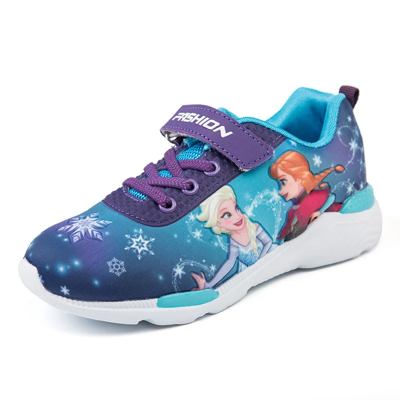 Autumn Spiderman Kids Shoes For Boys Girls Sneakers Elsa Princess Light Non-Slip Children Shoes Fashion Casual Sport Running