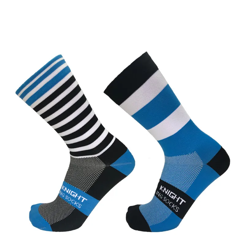 New stripe Dot Cycling Socks Top Quality Professional Brand Sport Socks Breathable Bicycle Sock Outdoor Racing Running Socks