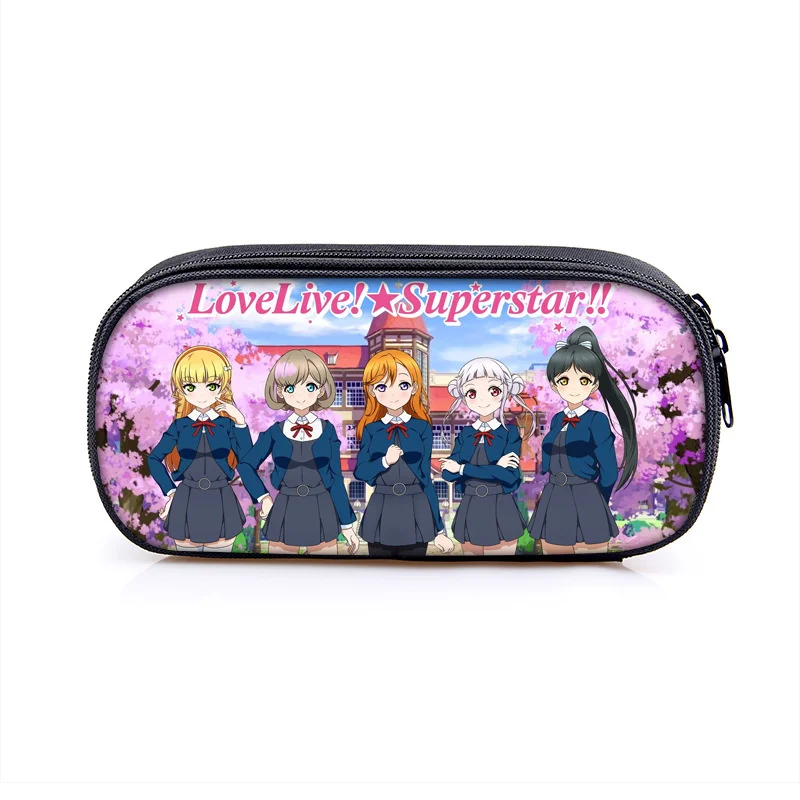 

New lovely superstar single layer pencil bag creative children's pencil bag polyester large capacity stationery bag