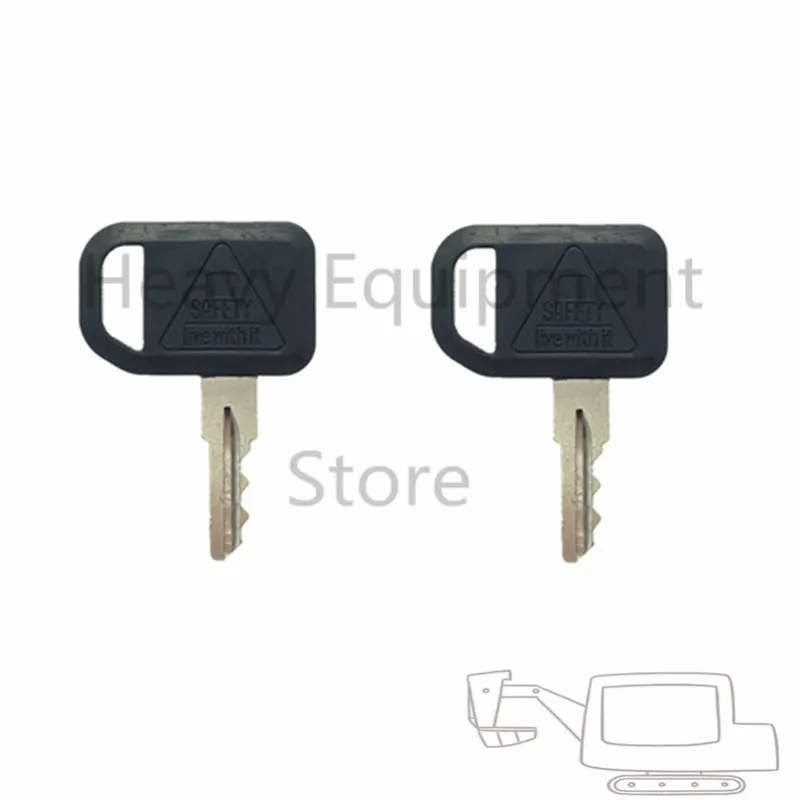 

2PC JDG Key for John Deere Gator Bobcat Gehl Multiquip Ignition Part Number 131841 AM101600 AM131841