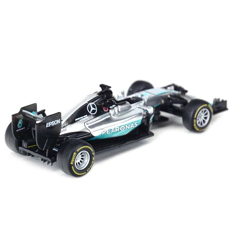 Bburago 1:43 2016 Mercedes AMG W07 Hybrid #6 #44 F1 Racing Formula Car Static Simulation Diecast Alloy Model Car