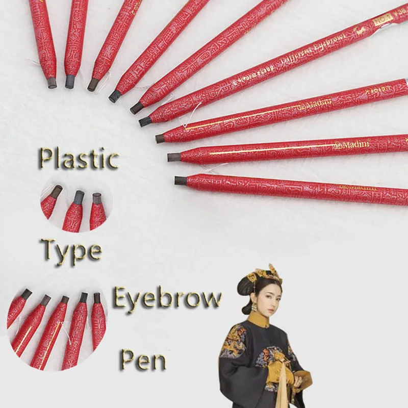 

2pcs Eyebrow Cosmetics Pencil Women Chinese Style Brown High Quality Professional Eyebrows Complete Woman Makeups Kit Eyes