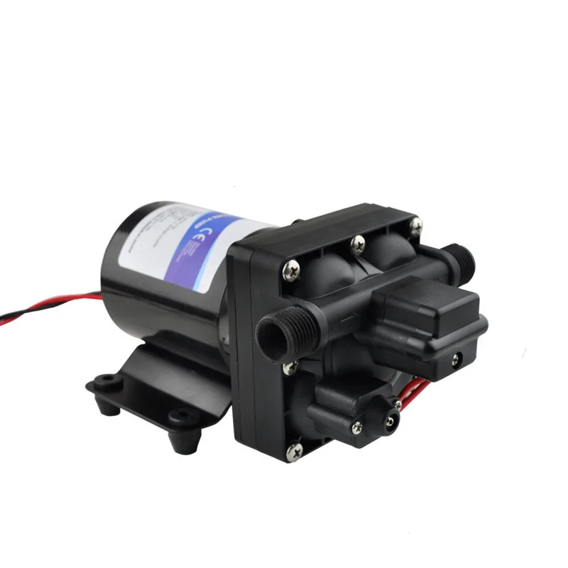 DC 12V 42 Series Diaphragm Water Pump Electric Booster Pump 4 Chamber High Pressure Self-priming Yacht Boat Marine RV Caravan