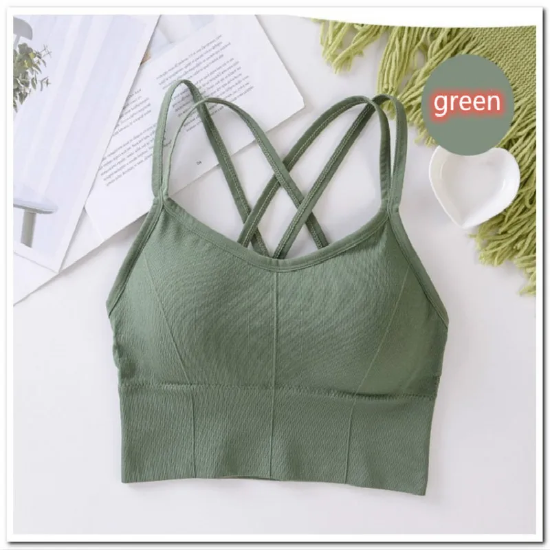 Sports Bra Women Fitness Top Seamless Yoga Underwear Running Yoga Gym Crop Top Women Push Up Sport Bra Vest