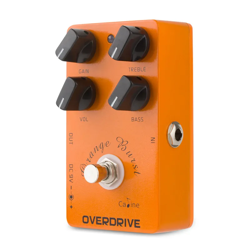 Caline CP-18 Orange Burst Digital Overdrive Guitar Effect Pedal Guitar Accessories