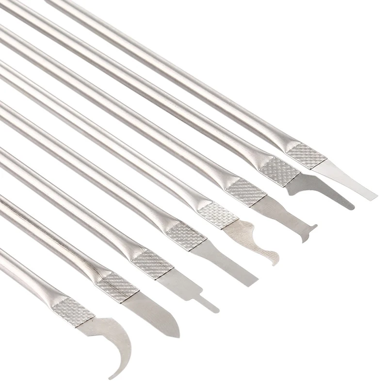 Kit de Herramientas de Reparación y Remoción de Chip IC 8 en 1 para Teléfono Celular Tableta Portátil Pantalla LCD CPU Separación BGA y Cuchillo de Remoción de Pegamento 4