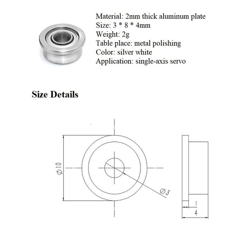 2 DOF Độ Dốc Xoay Ngang Và Đứng Các Servo Cảm Ứng Bộ Tiêu Chuẩn Servo Chưa Lắp Ráp Yuntai DIY Bộ Cánh Tay Robot servo Kim Loại