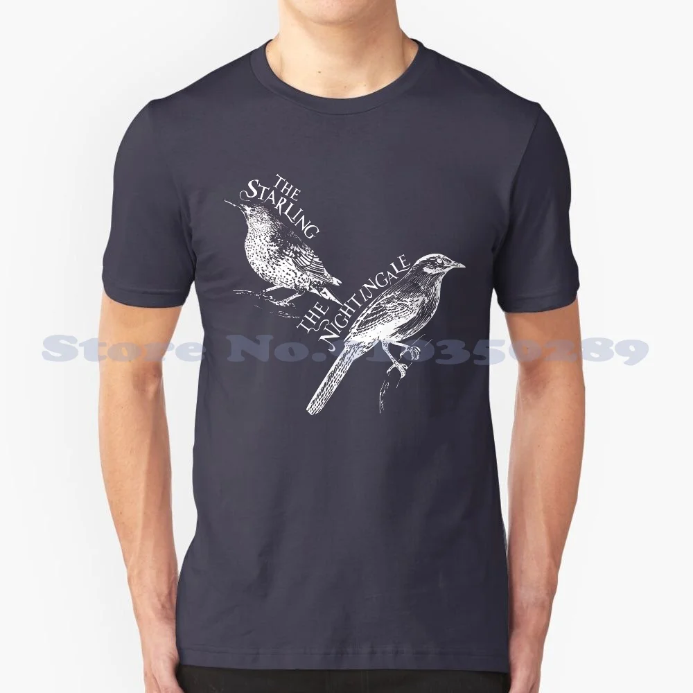 Nightingale And Starling 100% Cotton T-Shirt Rivers Of London Police Metroplitan Nightingale Folly Peter Grant Pc Police