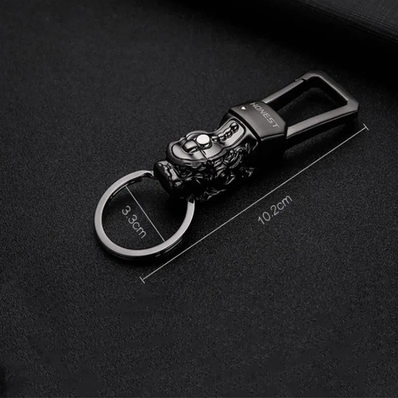 LED Light Chinese Brave Troops Model Car Keychain Key Ring Holder Key Chain Automobiles Styling Car Accessories Fashion Gift