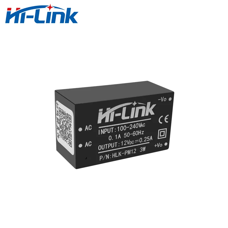Gratis Verzending Ac Dc 10 Stks/partij 220V Naar 12V 3W Voeding Module, hi-Link Originele Power Module HLK-PM12
