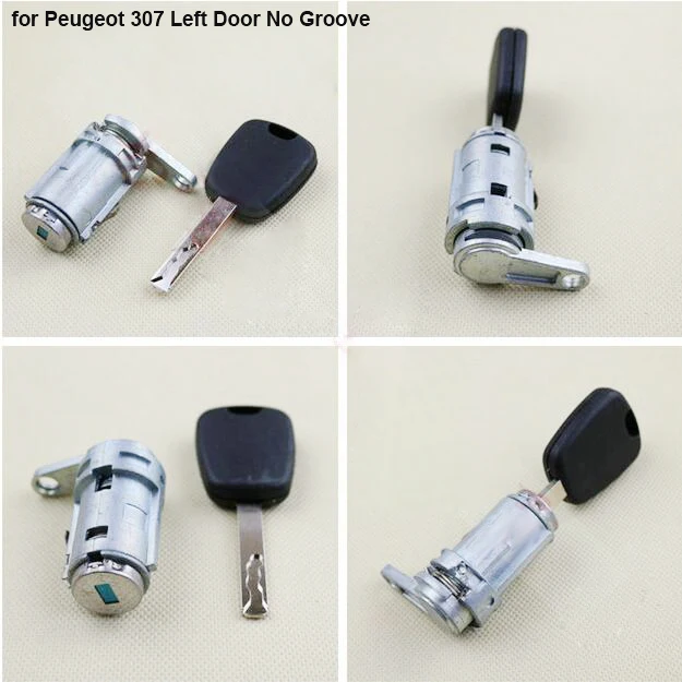 Car Lock Cylinder for Peugeot 307 408 508 Door Central Control Lock Driving Door Lock