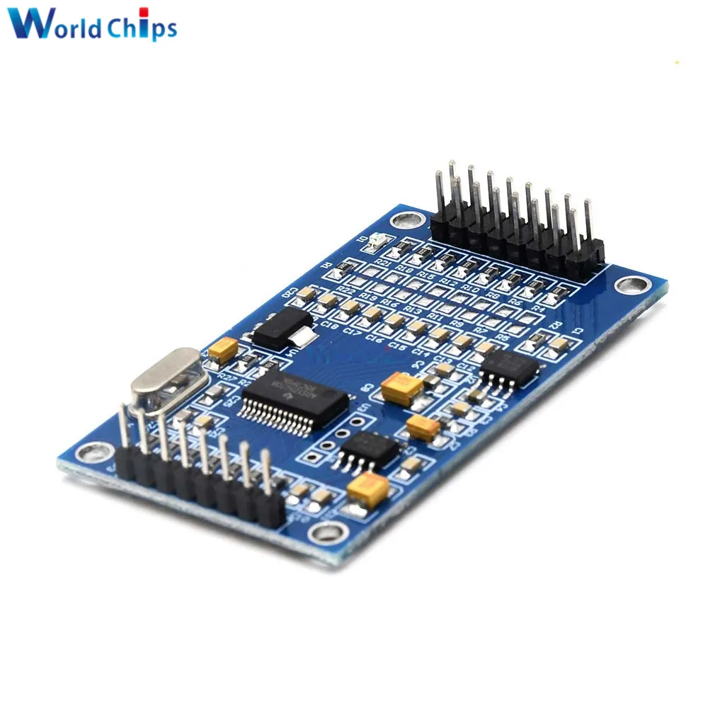 ADS1256 24 Bit 8 Channel ADC AD Module SPI Communication Interface High Precision 5V Collecting Data Acquisition Card