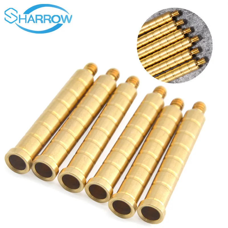 15pcs 100/150/200/250/300grain Arrow Counterweight Archery Copper Connect Base Fit ID6.2mm Arrow Shaft Shooting Accessories