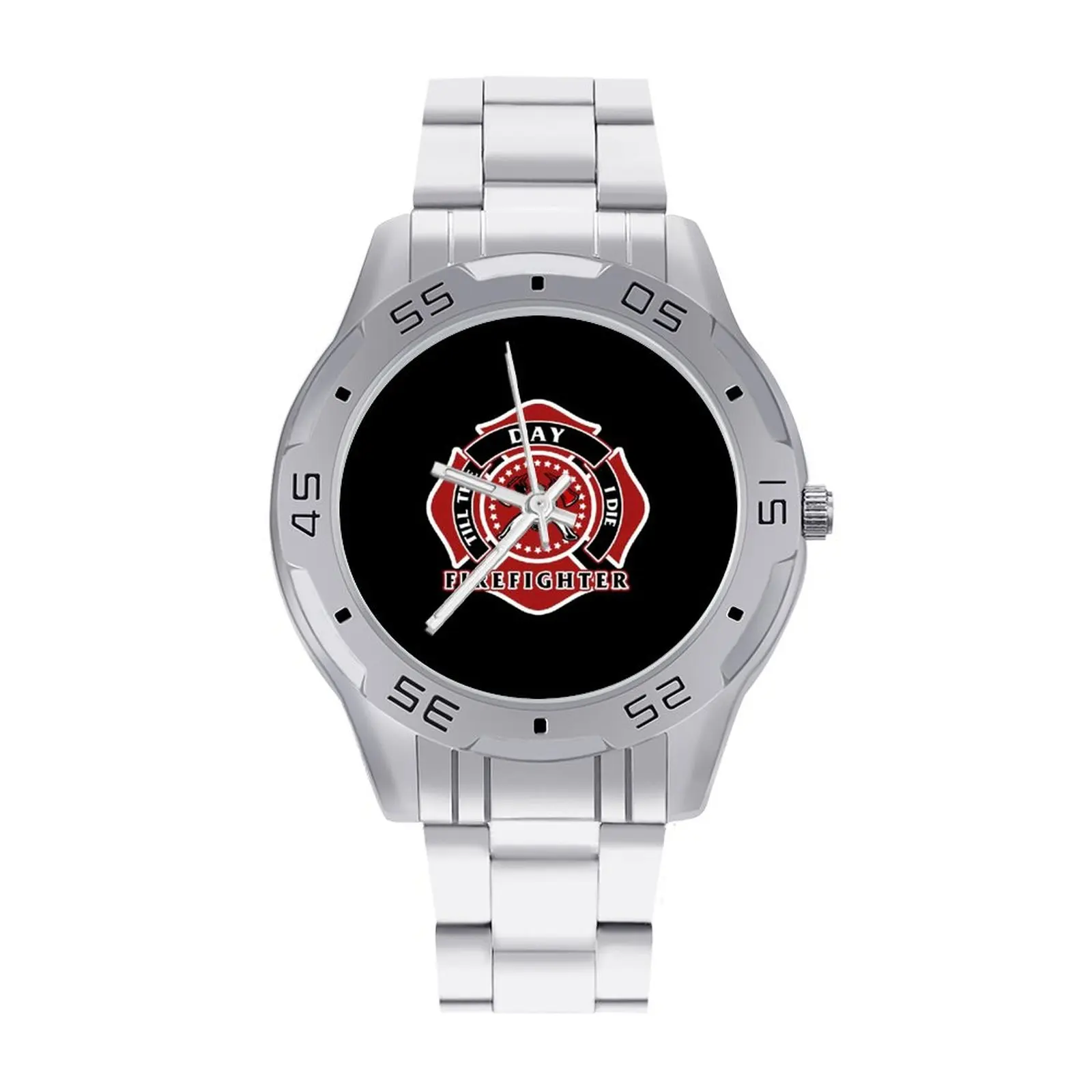 Firefighter Quartz Watch Stainless Design Wrist Watch Boy Business Funny High Quality Wristwatch