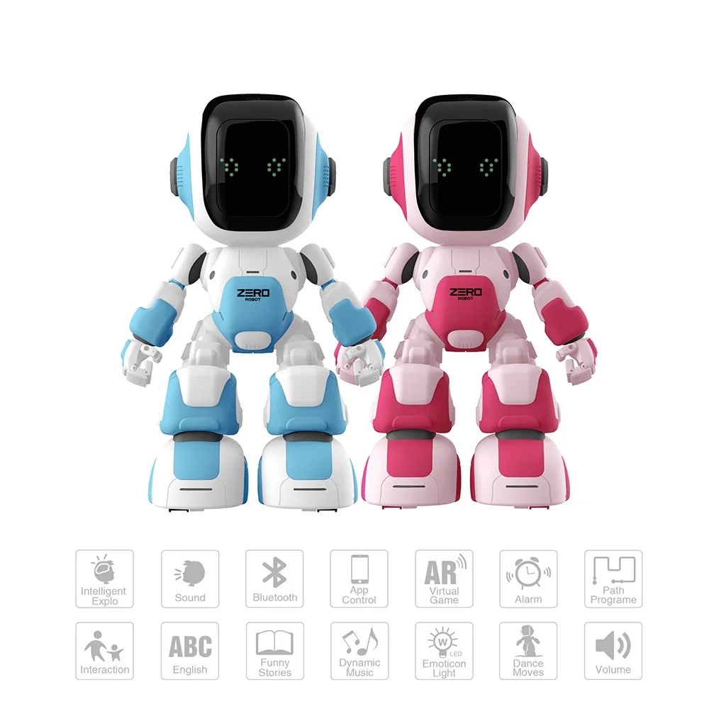 Multifunction Smart Robot Voice Control Singing Dancing Robot Children\'s Educational Toys Early Education Robot RC Robot Gifts