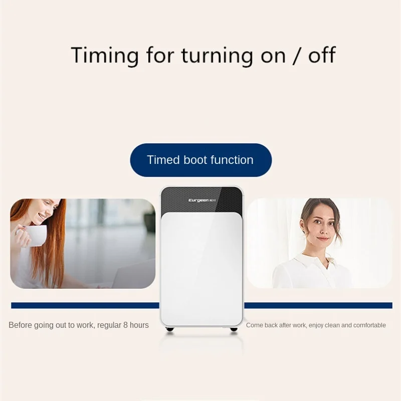 Deumidificazione domestica, deumidificatore d'aria, micro essiccatore d'aria, deumidificazione con display dell'umidità, deumidificazione silenziosa per ambienti