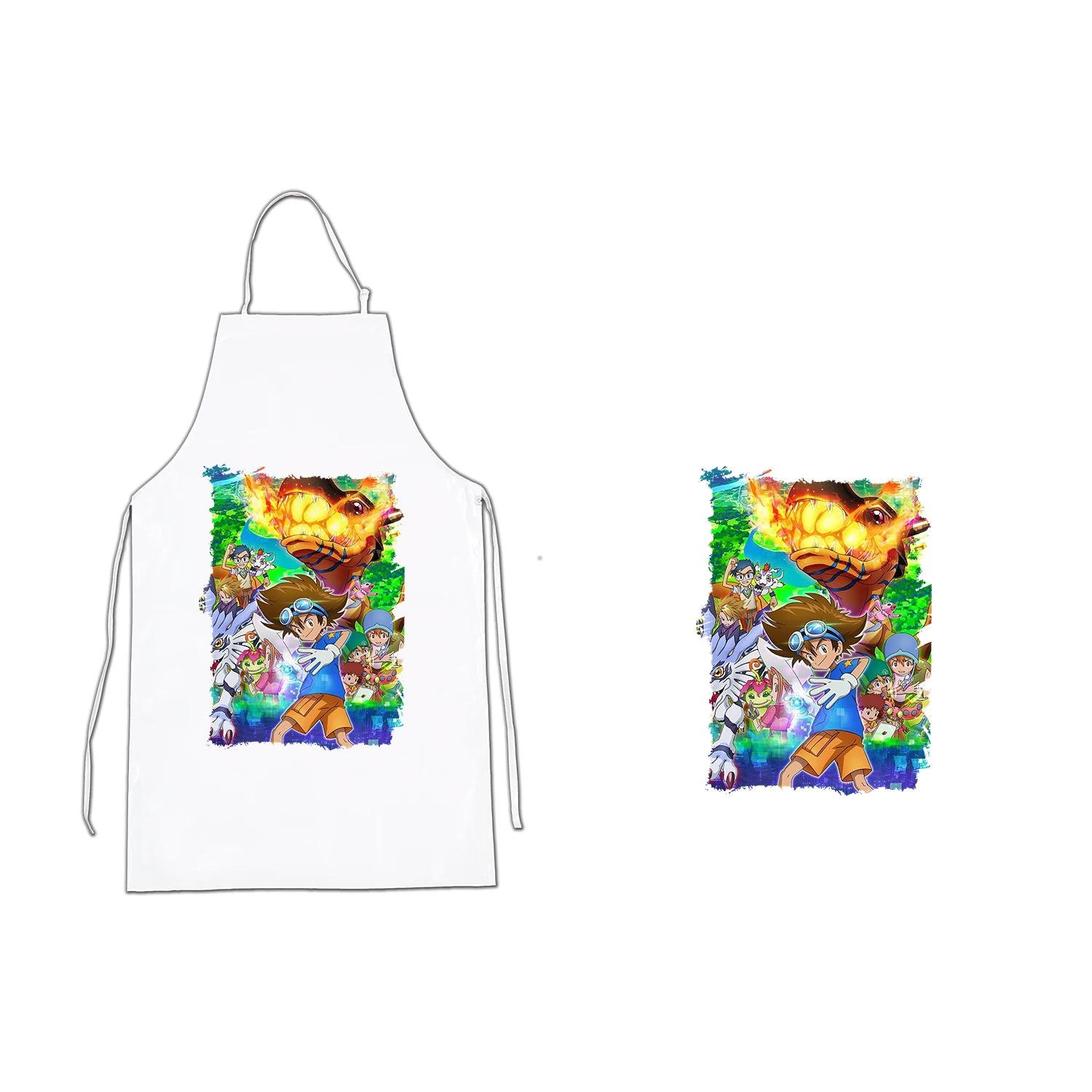 Apron A3 DIGIMON ADVENTURE kitchen kitchen apron