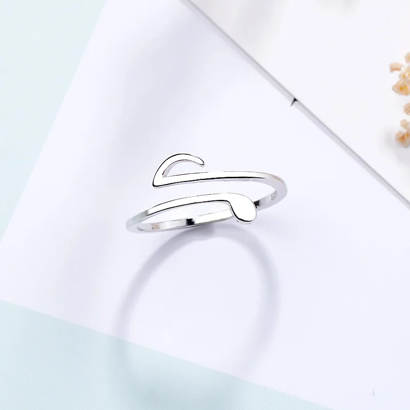 Versilberte Blütenblätter-Ringe für Frauen, süßer, schlichter, modischer, offener, verstellbarer Schmetterlingsring, Partyschmuck, Geburtstagsgeschenk – Detail 35