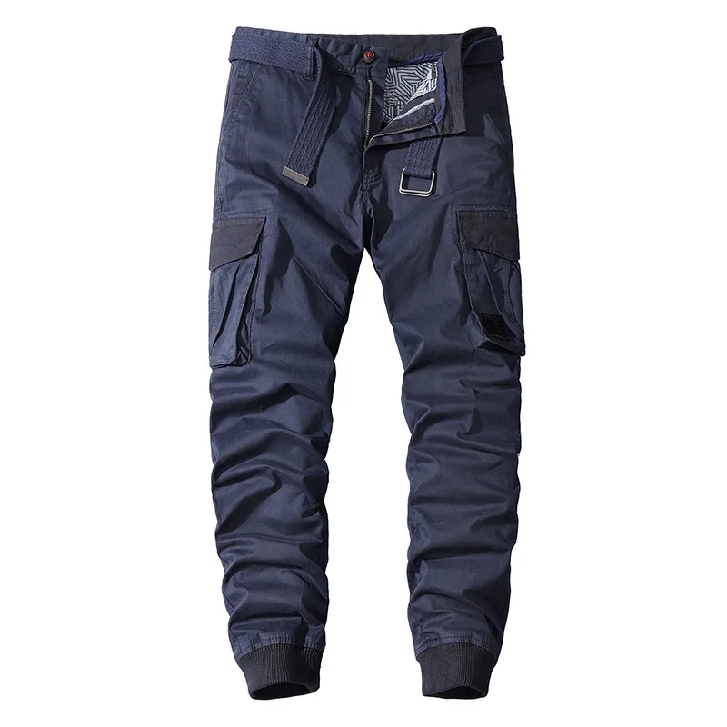 

Casual Outdoor Men's Joggers Pants Multi-Pocket Cargo Pants Men Military Tactical Hiking Trekking Sweatpants Hip Hop Trousers