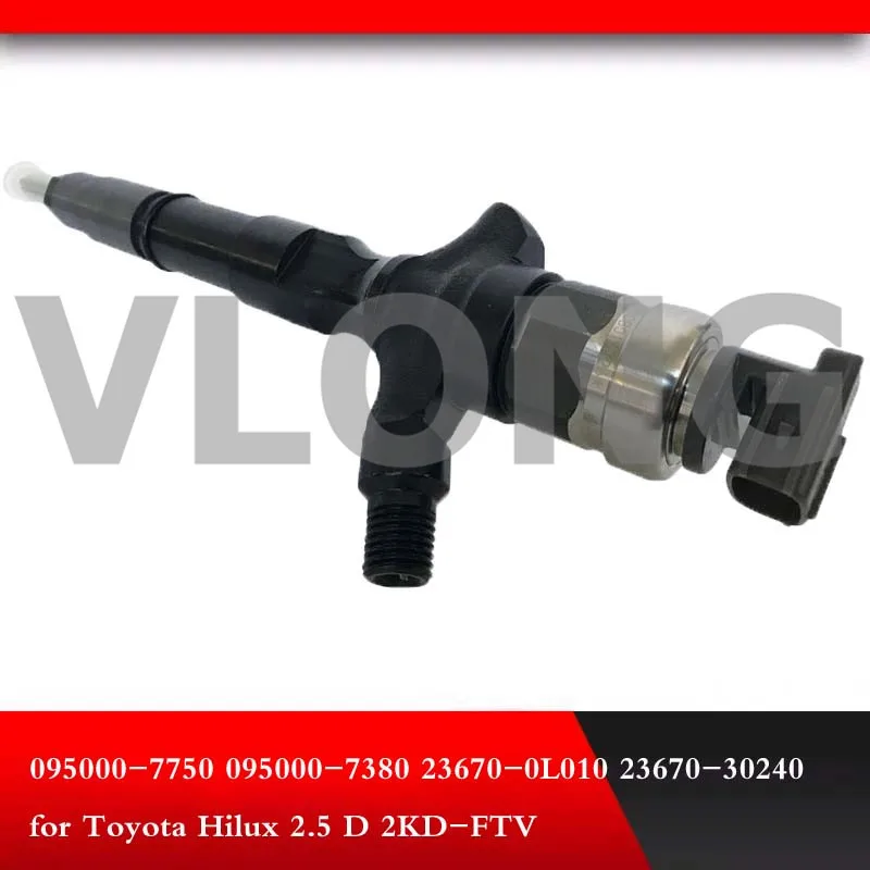 23670-30300 Diesel Injection 23670-0L010 236700L010 095000-7760 Auto Fuel Injector 23670-30240 For Toyota HIACE HILUX 2.5D